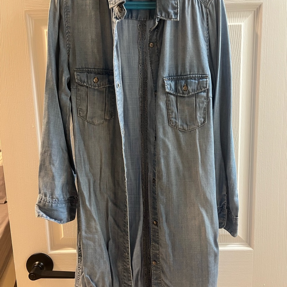 H&M Light Blue Denim Dress